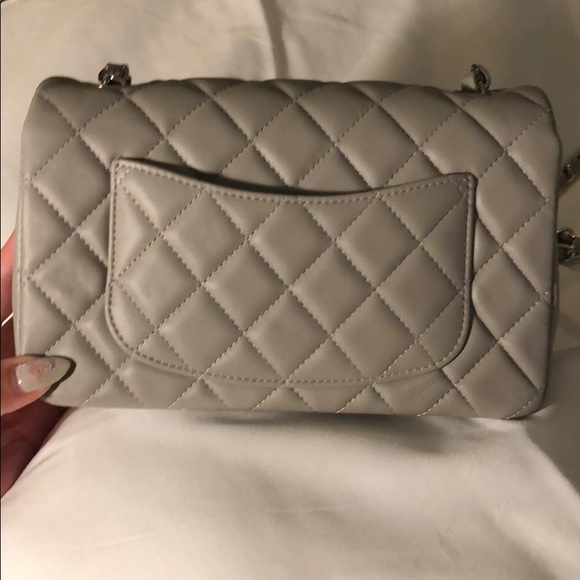 Chanel Grey Mini in Calf Skin - Picture 2 of 5